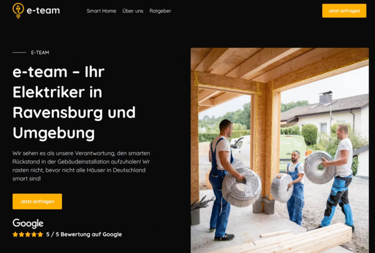 Eine professionelle Website ist der erste Kontakt mit Ihren Kunden